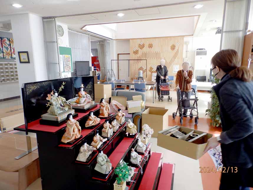令和6年 2月 雛飾り ブログ用